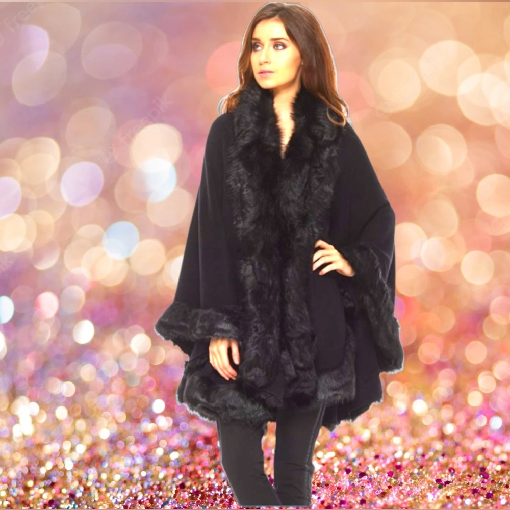 Faux Fur Trim coat